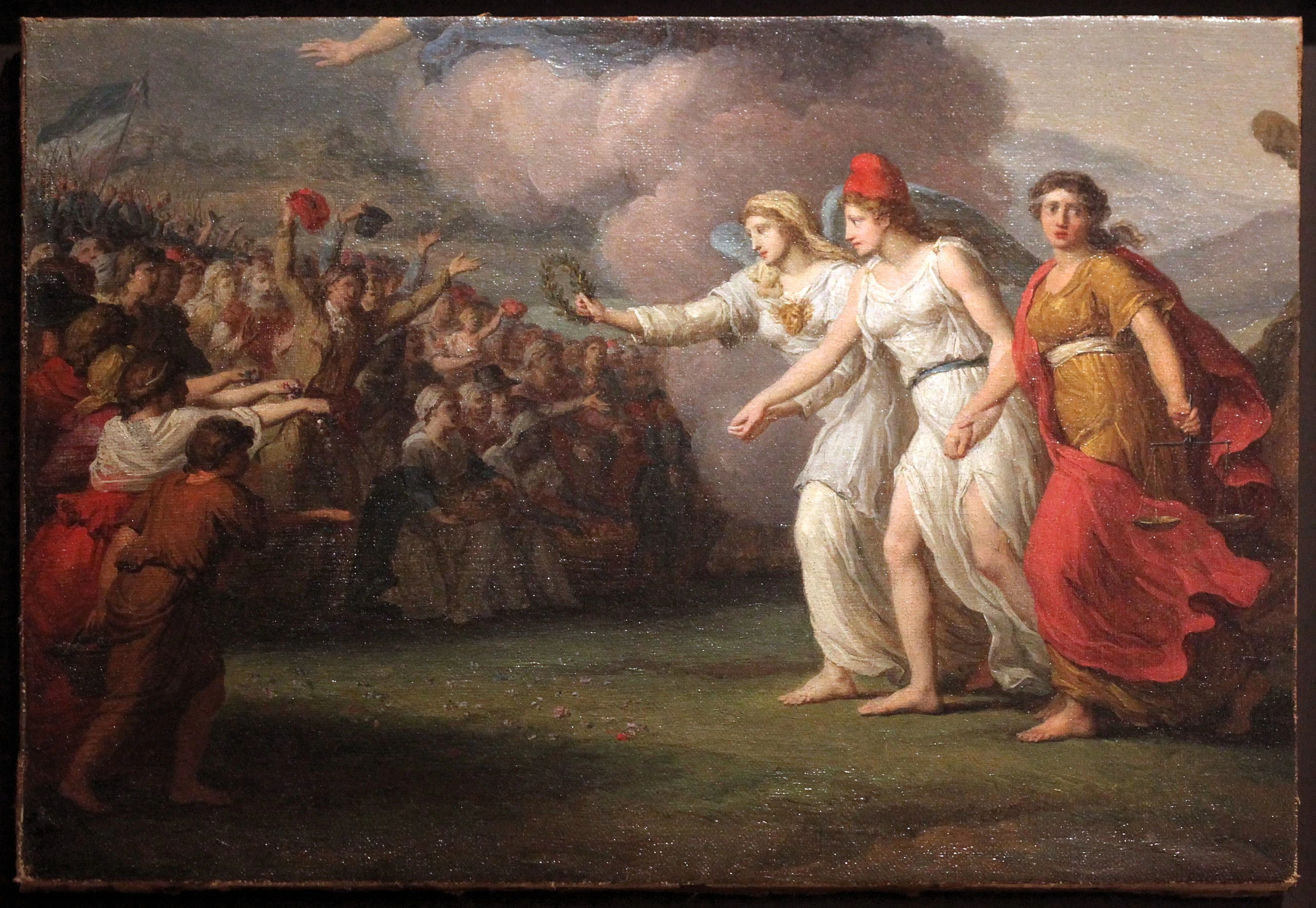 La libertà che porta la giustizia e la virtù al popolo - Museo della Rivoluzione Francese, Vizille